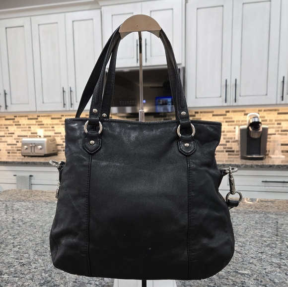 Coach Daisy Mia Black Leather Handbag - Picture 7 of 17